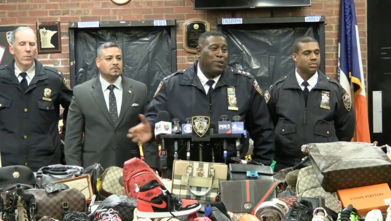 NYPD officers seize $10 million in luxury knockoffs in Canal
Street area