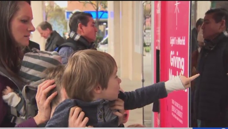 New Yorkers give back using special vending machines on
Giving Tuesday